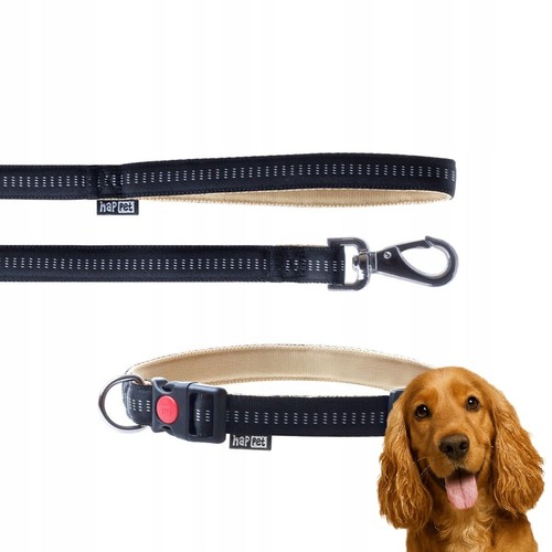 Happet hundeleine halsband - &,