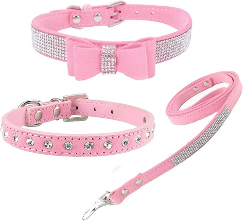 Hundehalsband und leine - und, set