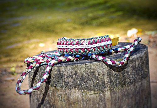 Paracord hundehalsband - paracord,