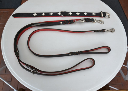 Hundehalsband mtr leine - 2, 1