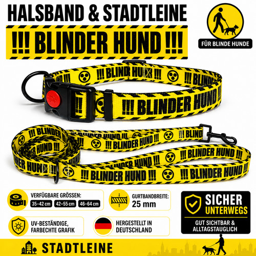 Hundehalsband blinder hund - blinder,